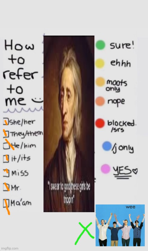 Wee | image tagged in how to refer to me | made w/ Imgflip meme maker