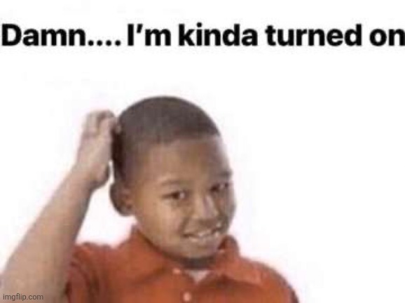 Damn I'm kinda turned on | image tagged in damn i'm kinda turned on | made w/ Imgflip meme maker