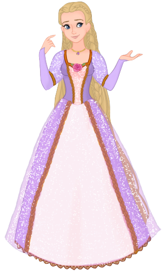 Barbie as Rapunzel Blank Meme Template