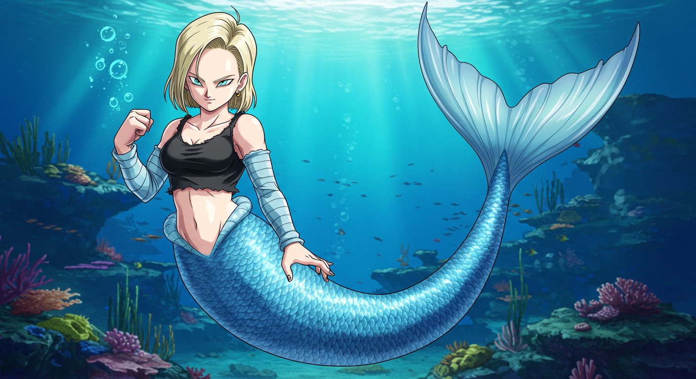 android 18 Blank Meme Template