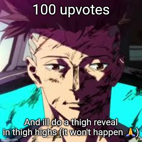 Uncanny David | 100 upvotes; And ill do a thigh reveal in thigh highs (it won't happen 🙏) | image tagged in uncanny david | made w/ Imgflip meme maker
