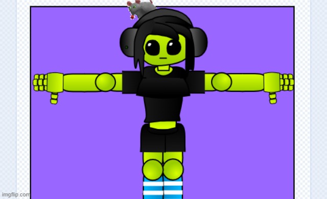 What should i draw her doing | made w/ Imgflip meme maker