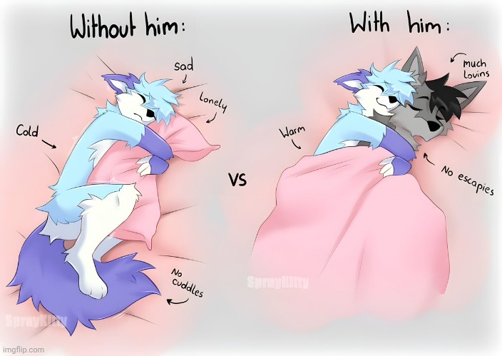 Art by Spraykitty | image tagged in furry,art,wholesome | made w/ Imgflip meme maker