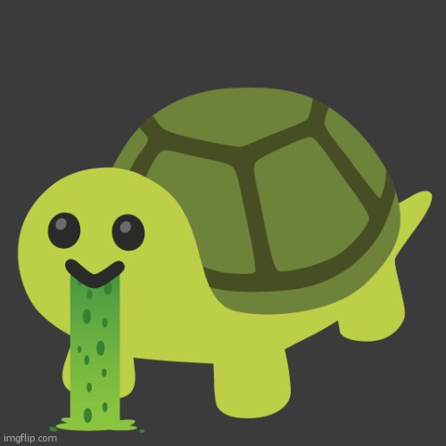 i ue #3b3b3b as the background color bc its slightly different than the dark mode bg (#333333) and it pisses some people off | image tagged in turtle funne | made w/ Imgflip meme maker