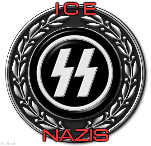 ICE NAZIS | I C E; NAZIS | image tagged in trump,gop,maga,nazis,fascist,ice | made w/ Imgflip meme maker