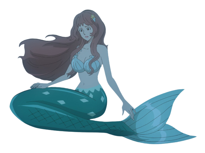 mermaid fujiko Blank Meme Template