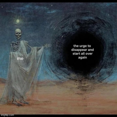 Poof! | image tagged in disappear,repost,start over,tired of people | made w/ Imgflip meme maker