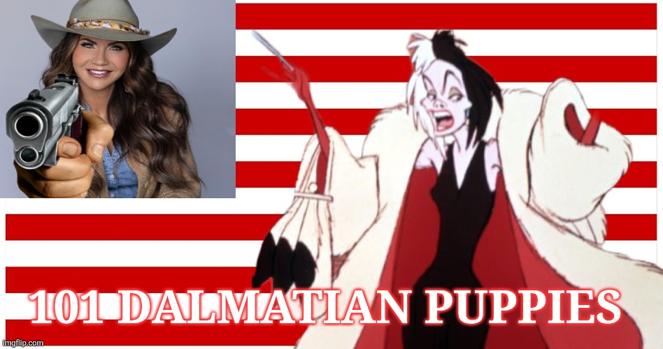 Cruella DeVille | 101 DALMATIAN PUPPIES | image tagged in cruella deville | made w/ Imgflip meme maker