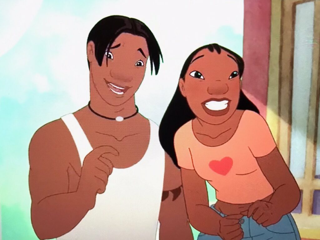 David Kawena and Nani Pelekai Blank Meme Template