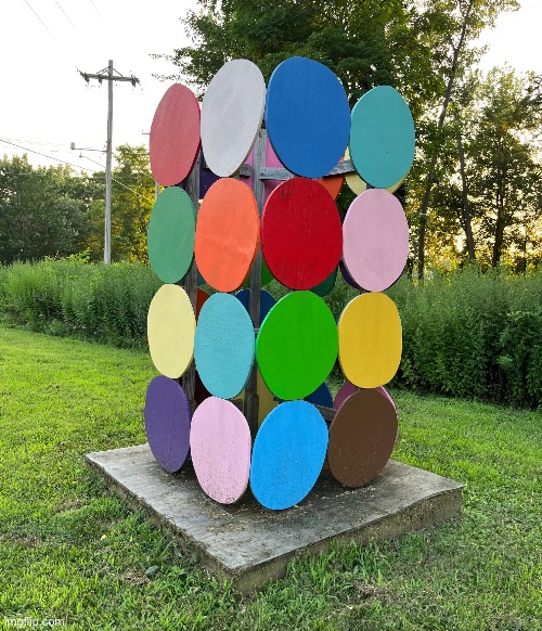 Circles | image tagged in circles,beacon,july 2025,pop art,brian einersen | made w/ Imgflip meme maker