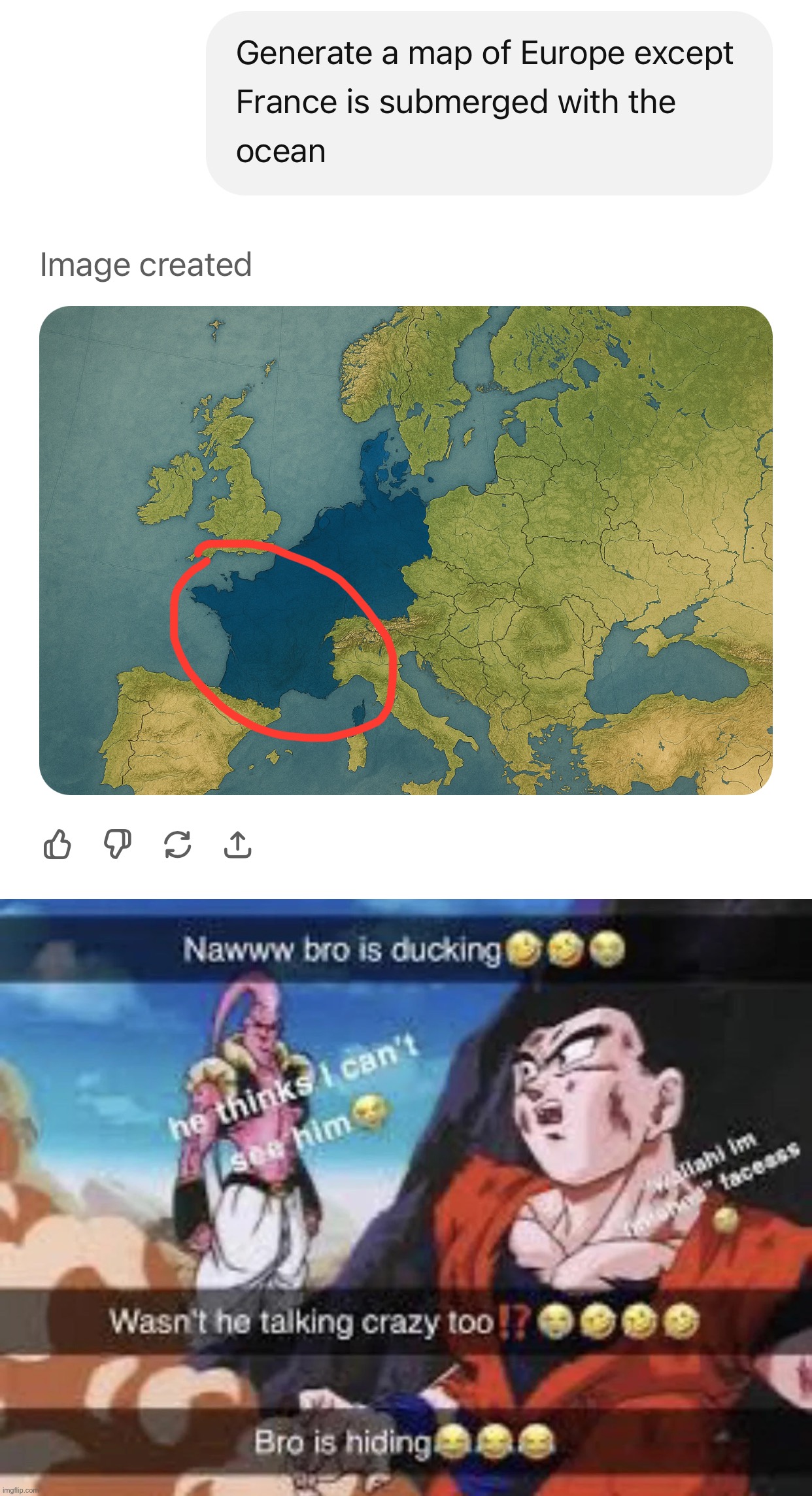 image tagged in naww bro is ducking | made w/ Imgflip meme maker