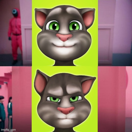 Tom VS Tom in 2019 | image tagged in squid game season 1 vs season 2 | made w/ Imgflip meme maker