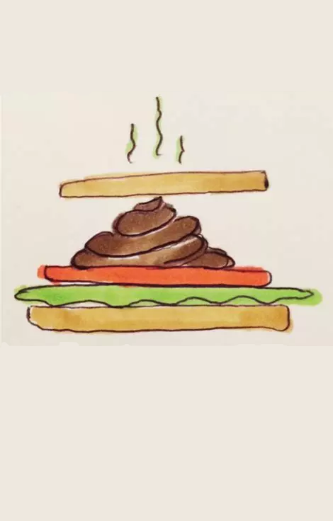 Shit sandwhich Blank Meme Template
