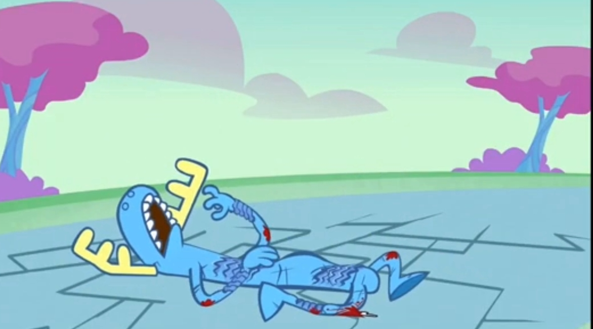 Lumpy death pose Blank Meme Template
