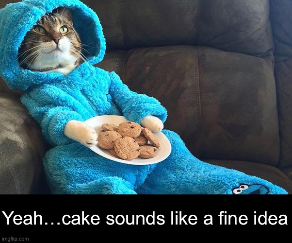 Yeah…cake sounds like a fine idea | made w/ Imgflip meme maker