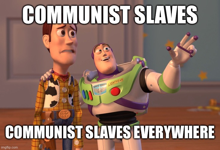 Pretending they Can Afford Costco | COMMUNIST SLAVES; COMMUNIST SLAVES EVERYWHERE | image tagged in memes,x x everywhere | made w/ Imgflip meme maker