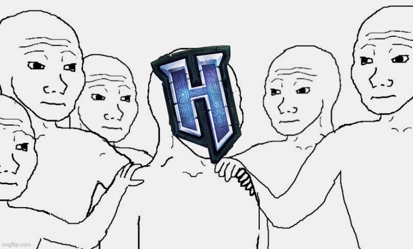 Wojaks with Hytale | image tagged in wojak group feel | made w/ Imgflip meme maker