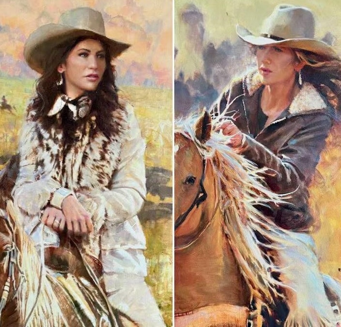 Kristi Noem Horse Blank Meme Template