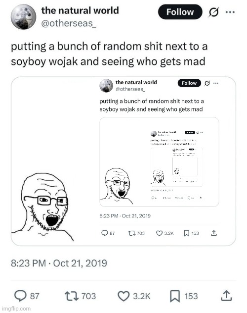 Soyboy Wojak | image tagged in soyboy wojak | made w/ Imgflip meme maker