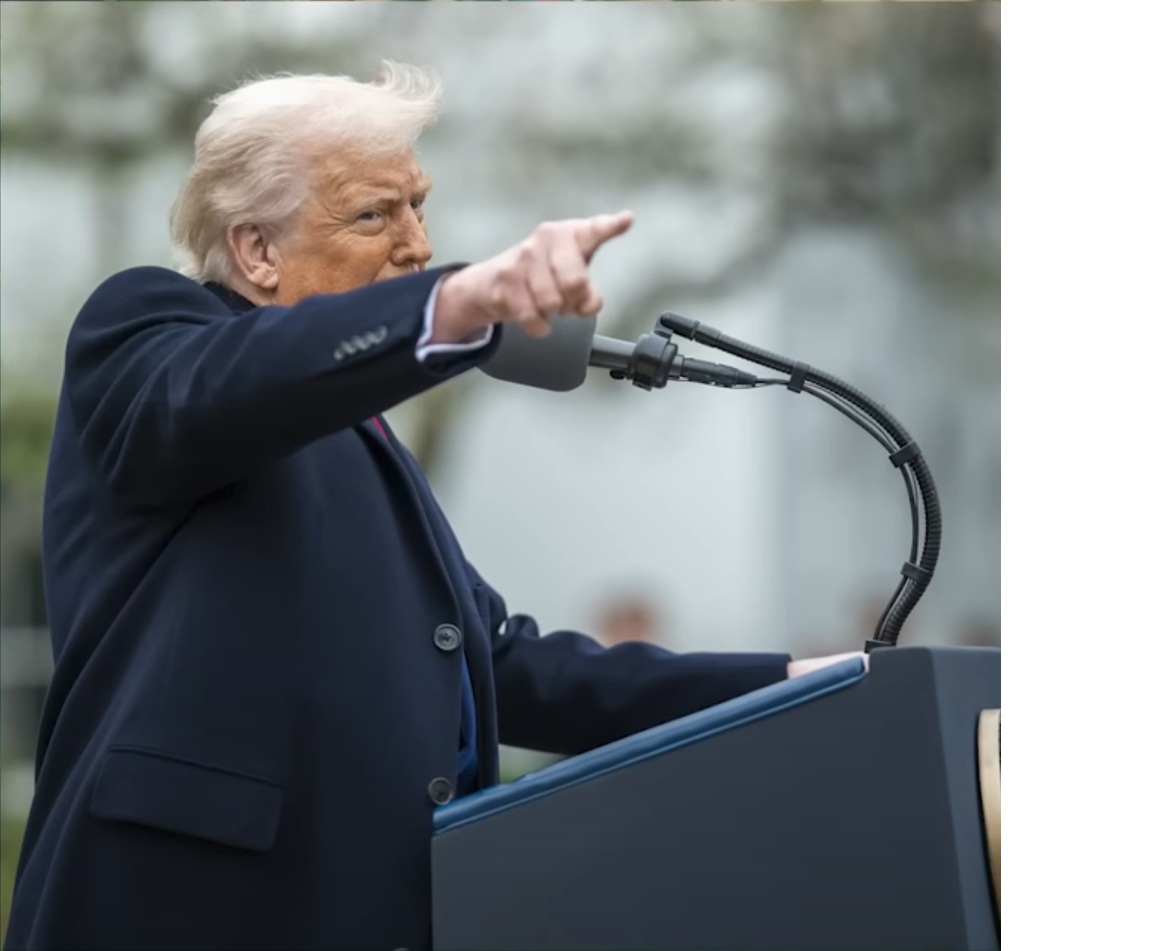 trump pointing a finger Blank Meme Template