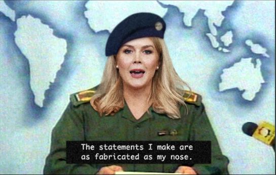 Karoline Information Minister Blank Meme Template