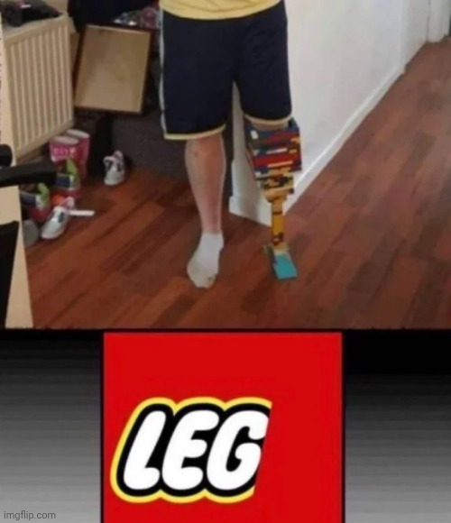 Leg | image tagged in lego | made w/ Imgflip meme maker