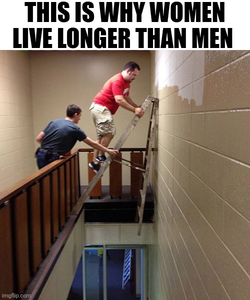 This Is Why Women Live Longer Than Men | THIS IS WHY WOMEN LIVE LONGER THAN MEN | image tagged in chrisjoines1 | made w/ Imgflip meme maker