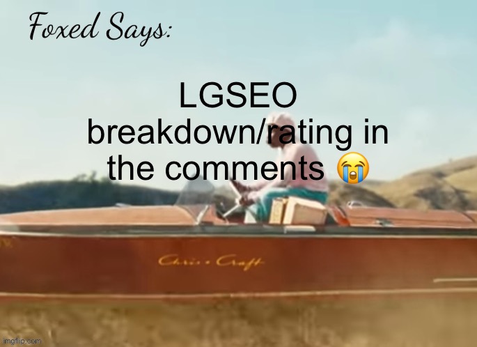 I CANT STOP LOVING THIS ALBUM | LGSEO breakdown/rating in the comments 😭 | image tagged in foxed cmiygl temp | made w/ Imgflip meme maker