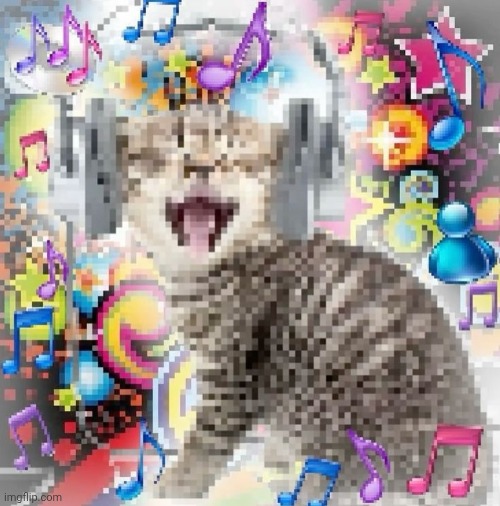 Me when i put the magical headset that pixelates the wearer and teleports them to another dimension on my cat: | image tagged in cat | made w/ Imgflip meme maker