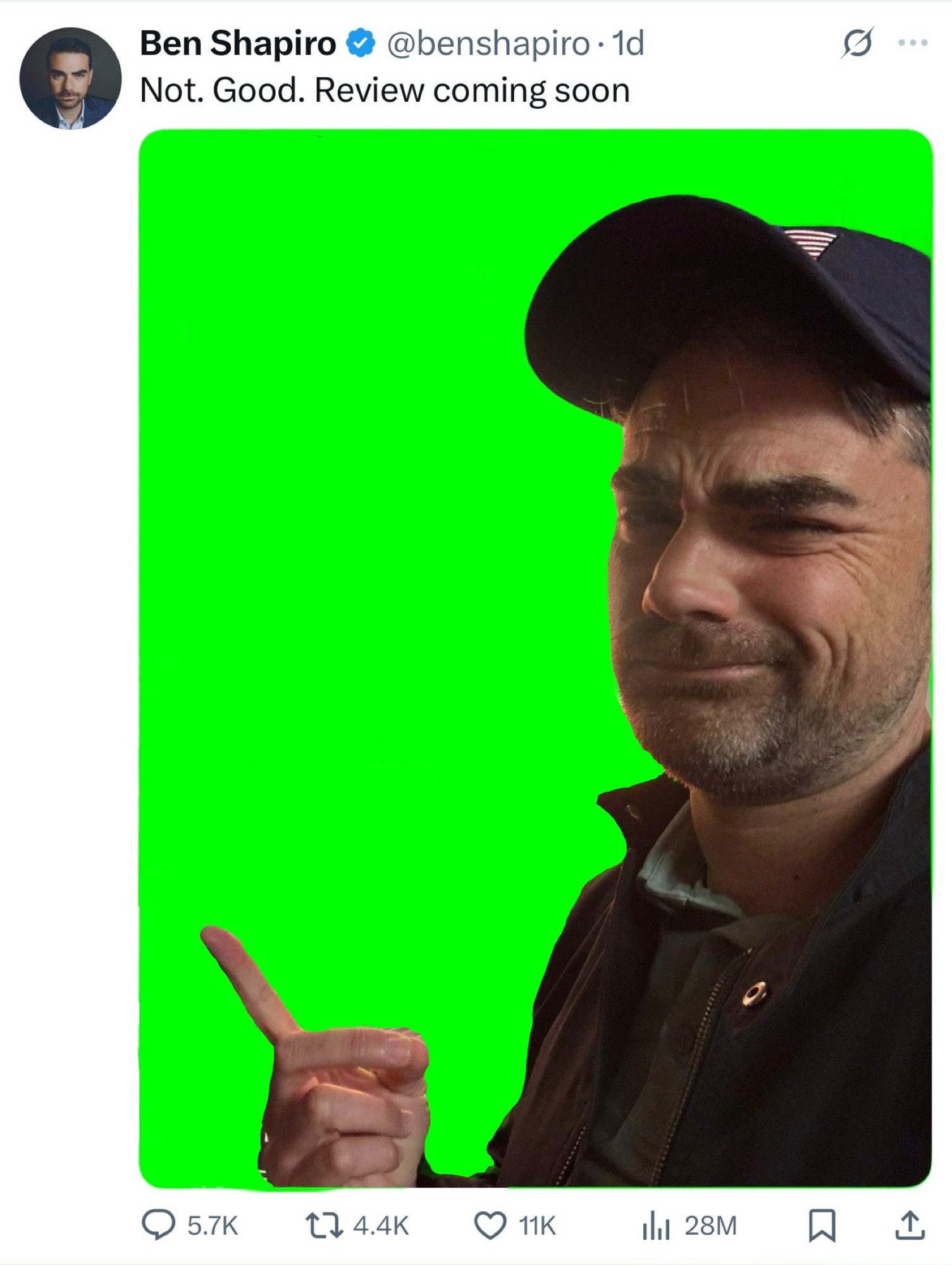 Ben Shapiro Hates Superman Blank Meme Template
