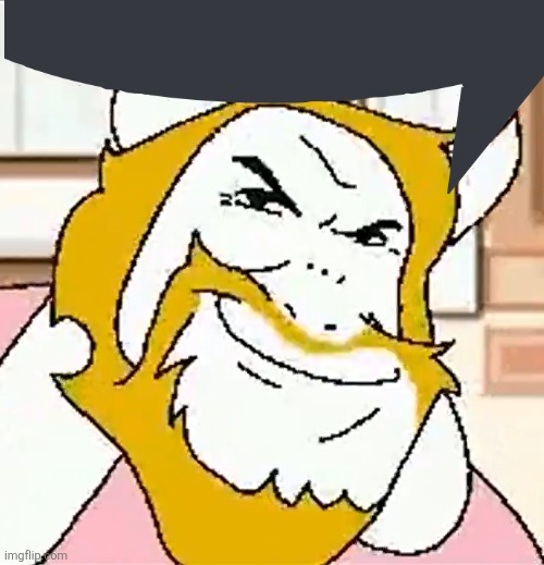 asgore smug | image tagged in asgore smug | made w/ Imgflip meme maker