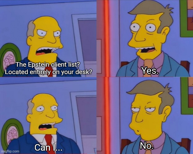 Aurora Borealis Yes/No | The Epstein client list?  Located entirely on your desk? Can I... | image tagged in aurora borealis yes/no | made w/ Imgflip meme maker