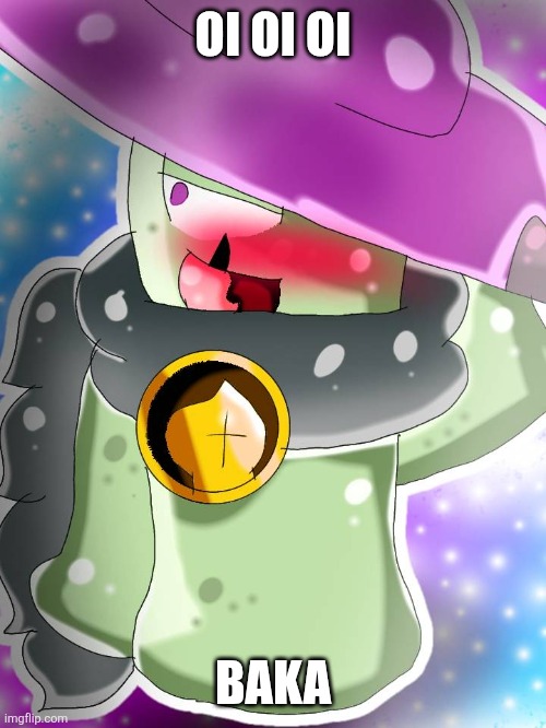 Funny nightcap pvz heroes image | OI OI OI; BAKA | image tagged in pvz,plants vs zombies,pvz heroes,nightcap | made w/ Imgflip meme maker