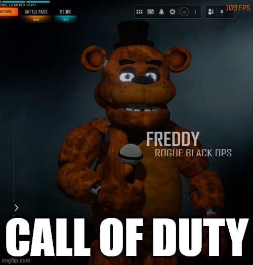 Call of duty at this point | CALL OF DUTY | image tagged in fnaf,call of duty,five nights at freddy's | made w/ Imgflip meme maker
