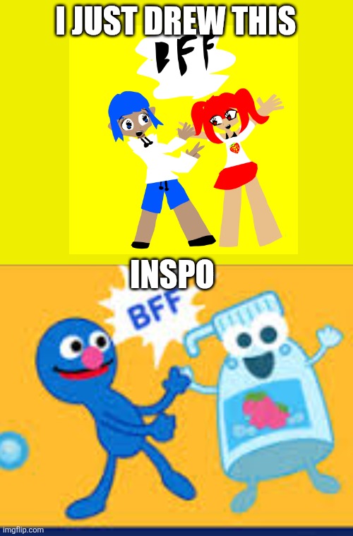 I made the soap a girl cuz why not | I JUST DREW THIS; INSPO | image tagged in soap,fanart,sesame street,cute cat,anime,oh wow are you actually reading these tags | made w/ Imgflip meme maker