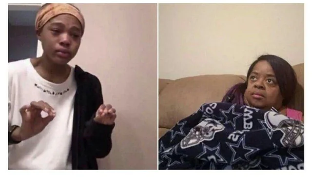 Mom i frew up ahh pic Blank Meme Template