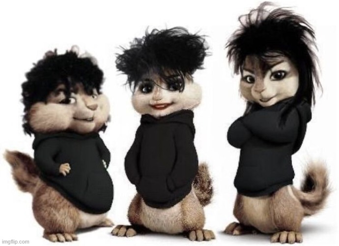 Emo Chipmunks | image tagged in emo chipmunks | made w/ Imgflip meme maker