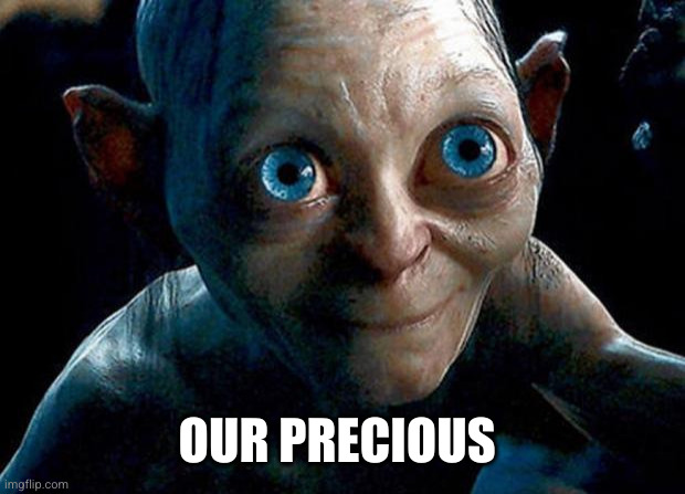 OUR PRECIOUS | image tagged in my precious | made w/ Imgflip meme maker