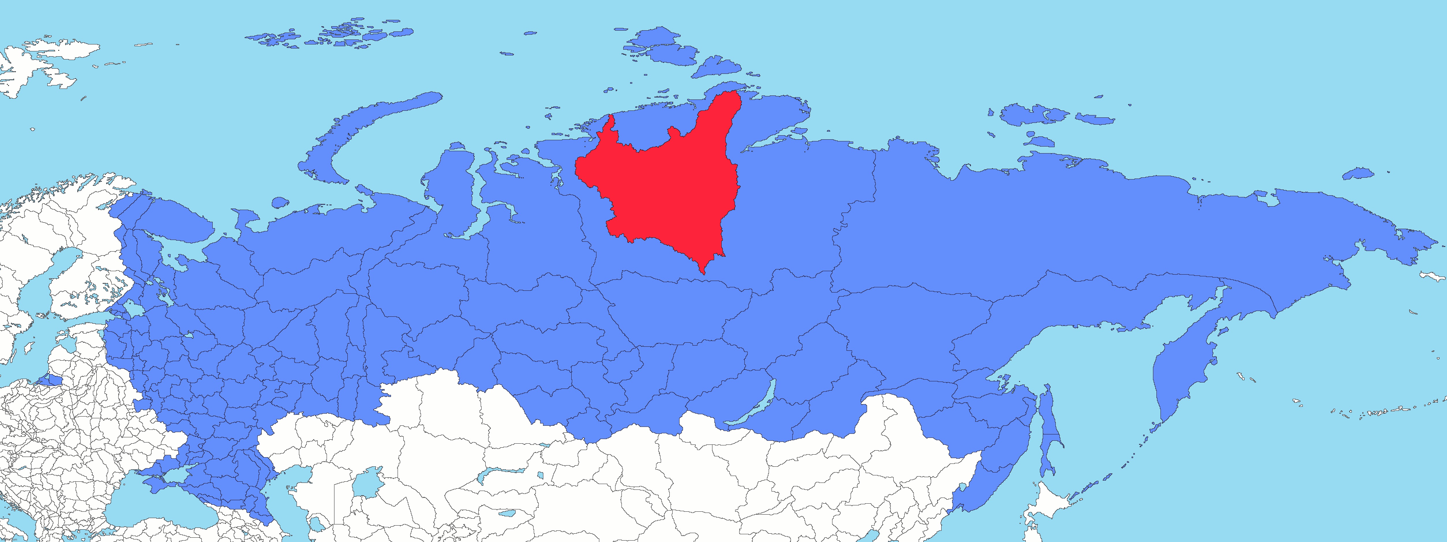 New Russia federal subjects lookin fire (ignore Poland in the Arctic) | made w/ Imgflip meme maker