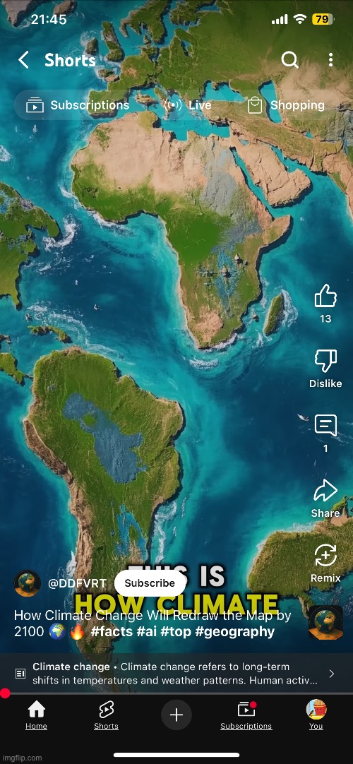 Buenos Aires are gonna be a bit more uninhabitable, also, I don’t remember this new continent next to Argentina | made w/ Imgflip meme maker