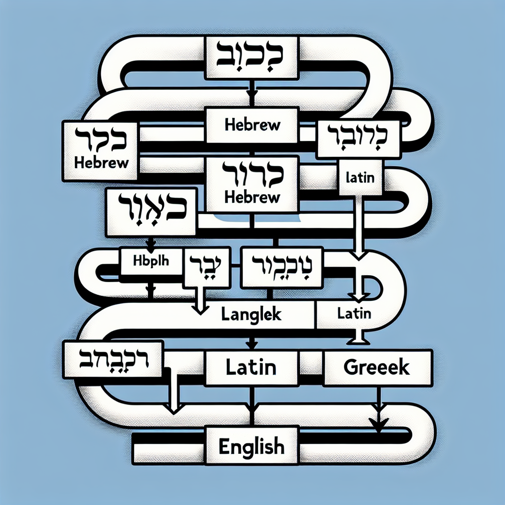 HEBREW to ENGLISH vs HEBREW to GREEK to LATIN to ENGLISH Blank Meme Template