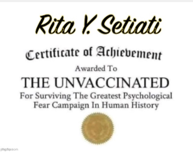 One of the smart ones. Wouldn’t be intimidated into self-destruction | image tagged in memes,rita said no,i said hell no,you should have also,we must all refuse,by force if necessary to defend ourselves | made w/ Imgflip meme maker