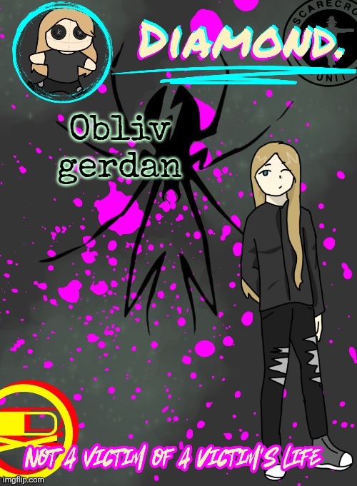 Diamond. Announcement Temp (TY DISCO!!!!) | Obliv gerdan | image tagged in diamond announcement temp ty disco | made w/ Imgflip meme maker