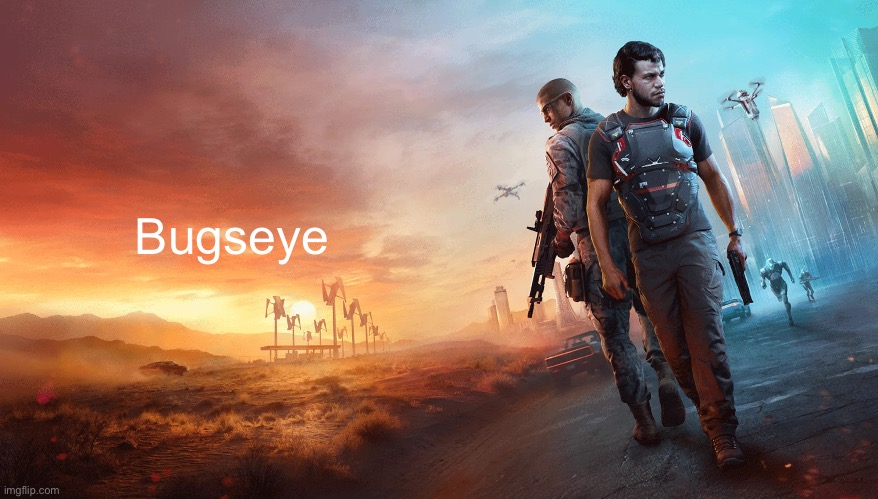 Bugseye (cyberpunk all over again) | Bugseye | image tagged in bugseye,mindseye | made w/ Imgflip meme maker