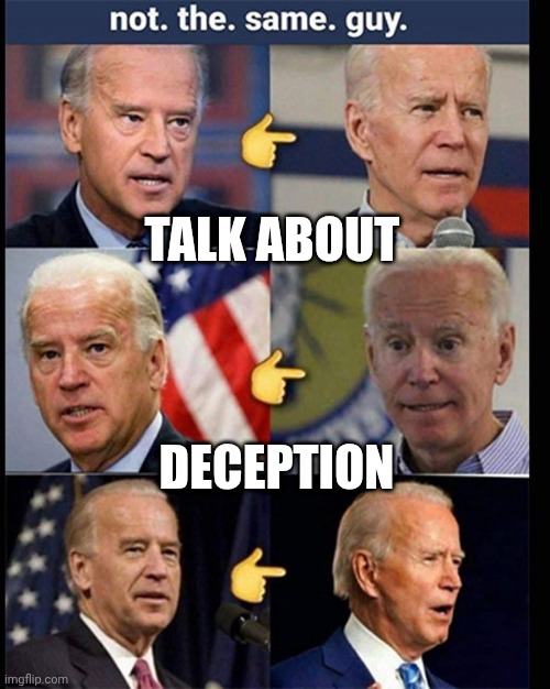 TALK ABOUT DECEPTION | made w/ Imgflip meme maker