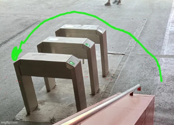 GO AROUND THE BARRIER | image tagged in waste of time,waste of money,you had one job,one job | made w/ Imgflip meme maker
