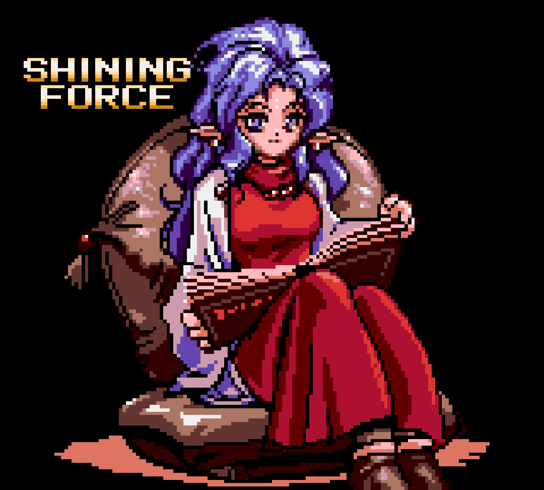 Shining Force girl Blank Meme Template