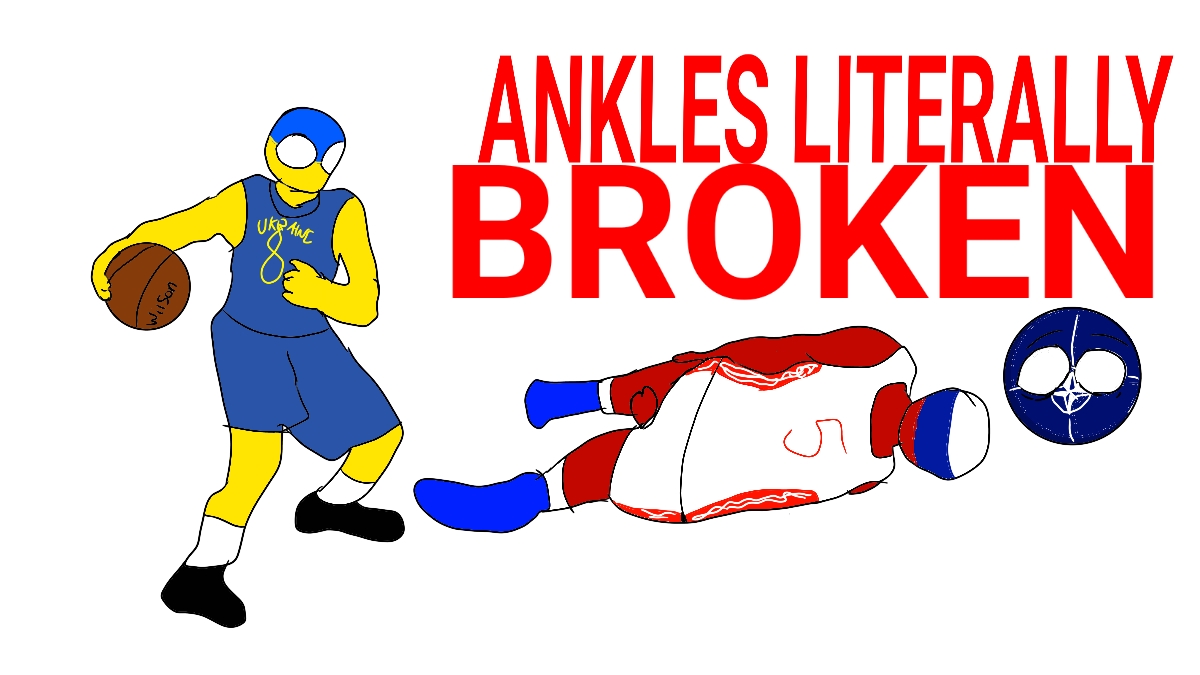 ANKLES LITERALLY BROKEN Blank Meme Template