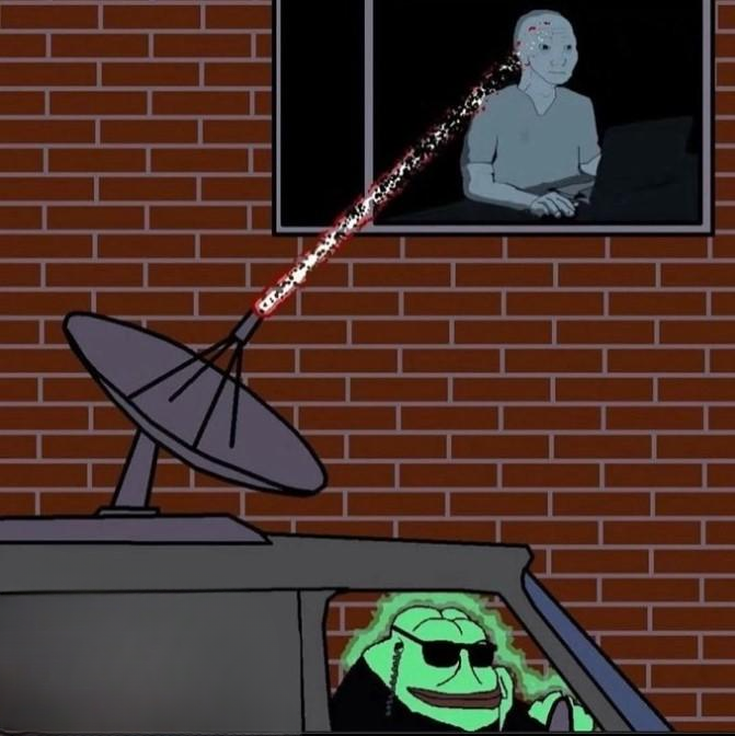 Groyper FBI van Blank Meme Template