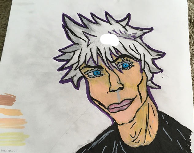 First time using acrylic marker yay | made w/ Imgflip meme maker